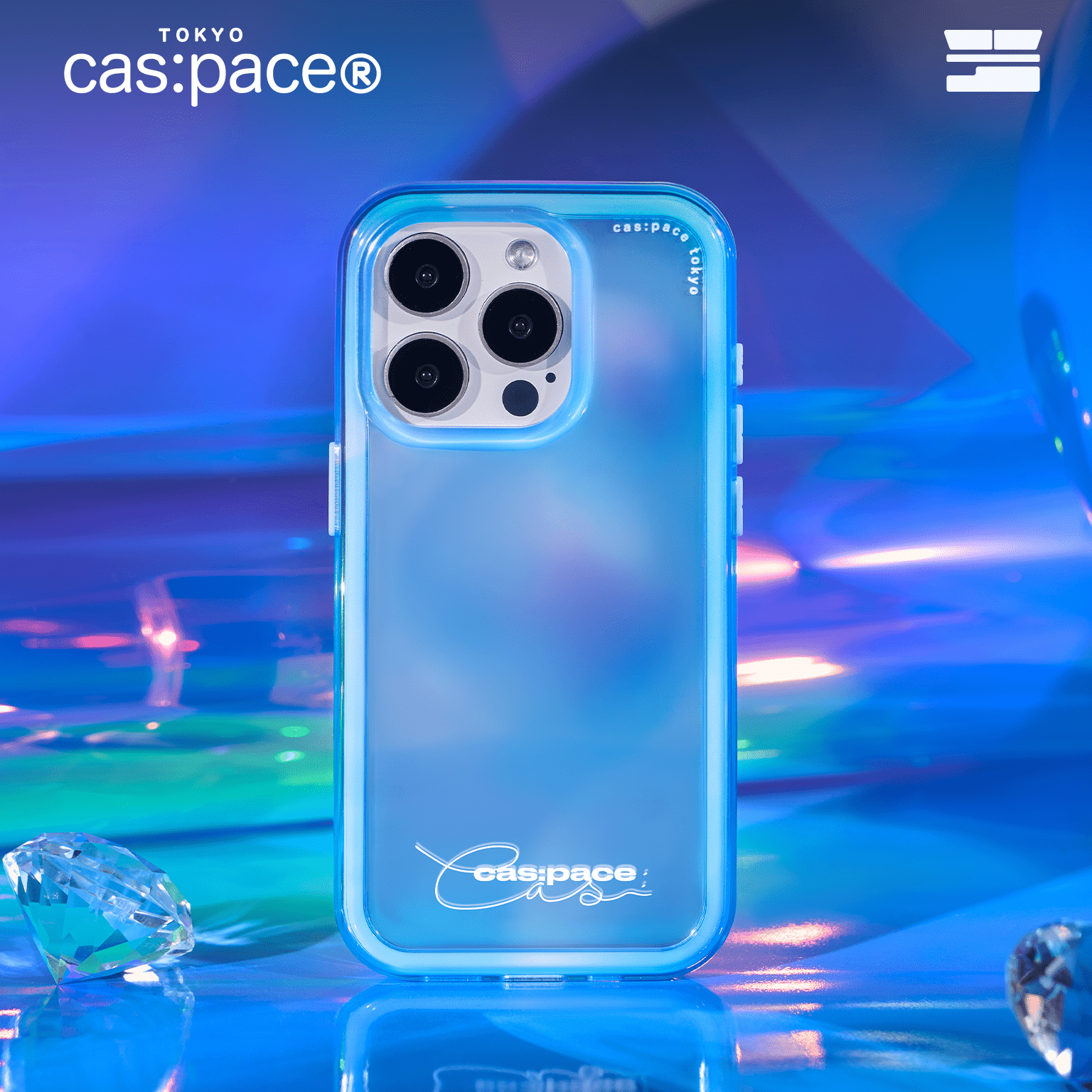 cas:pace 24S/S「ブルーダイヤモンド」携帯ケース - cas:pace 殼空間